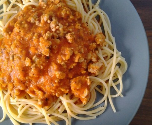 Spaghetti a’la bolognese